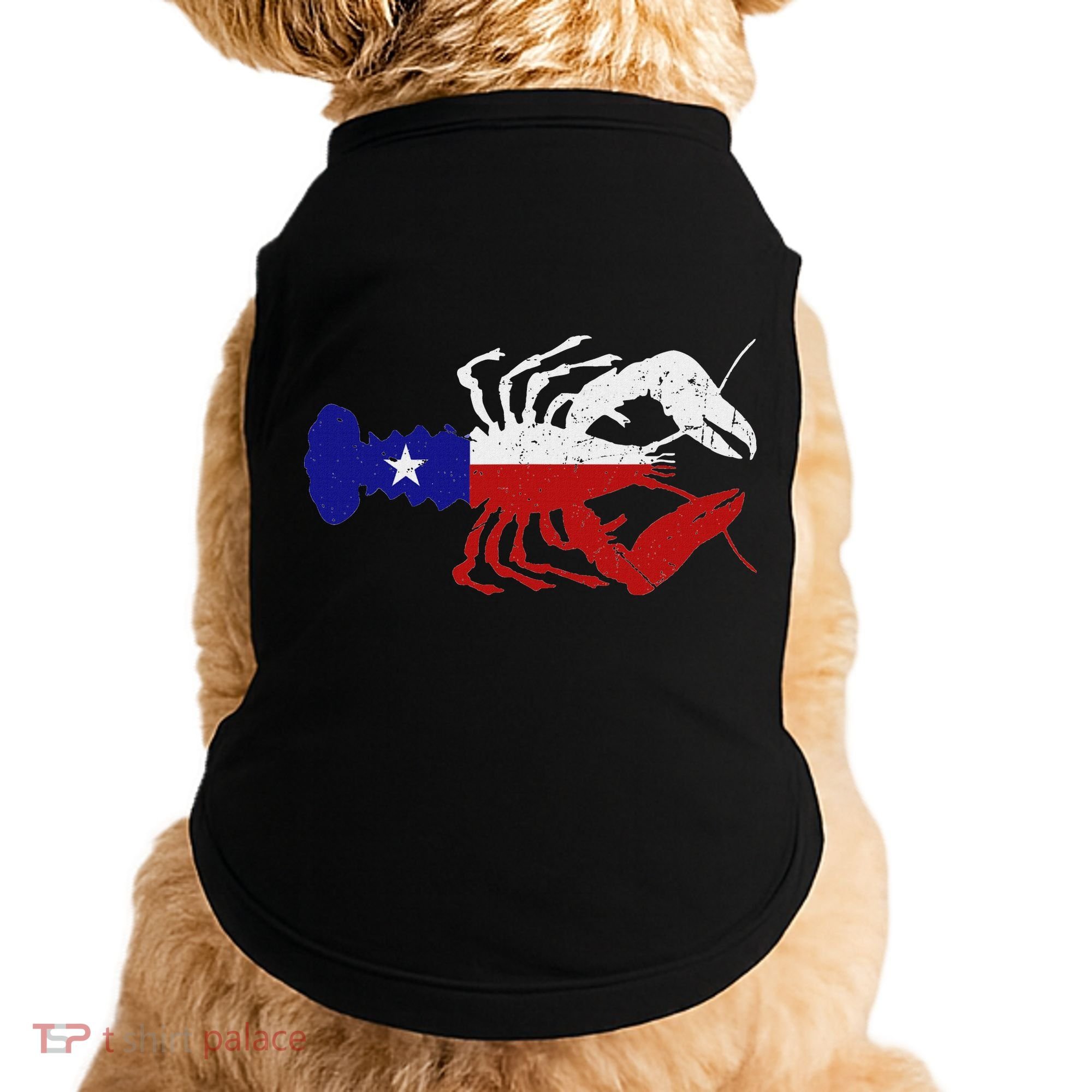 Crawfish Texas Seafood Shellfish Lone Star Southern Food Doggie Tank