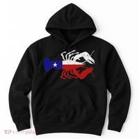 Crawfish Texas Seafood Shellfish Lone Star Southern Food Hoodie thumb 0