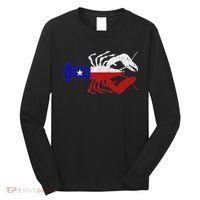 Crawfish Texas Seafood Shellfish Lone Star Southern Food Long Sleeve Shirt thumb 0