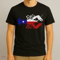 Crawfish Texas Seafood Shellfish Lone Star Southern Food T-Shirt thumb 3