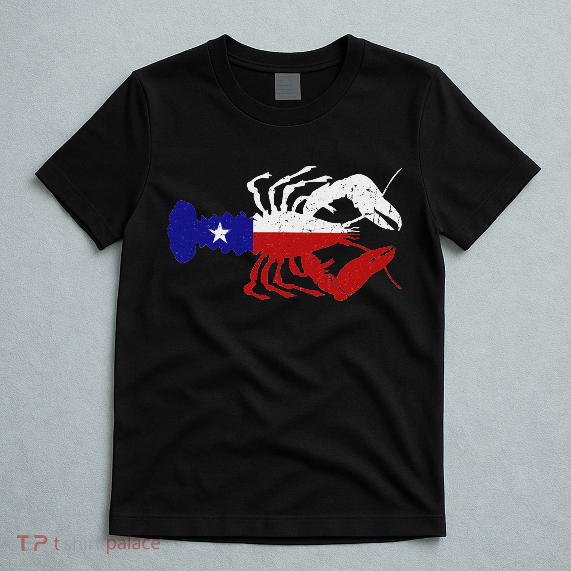 Crawfish Texas Seafood Shellfish Lone Star Southern Food T-Shirt