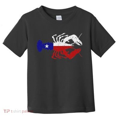 Crawfish Texas Seafood Shellfish Lone Star Southern Food Toddler T-Shirt