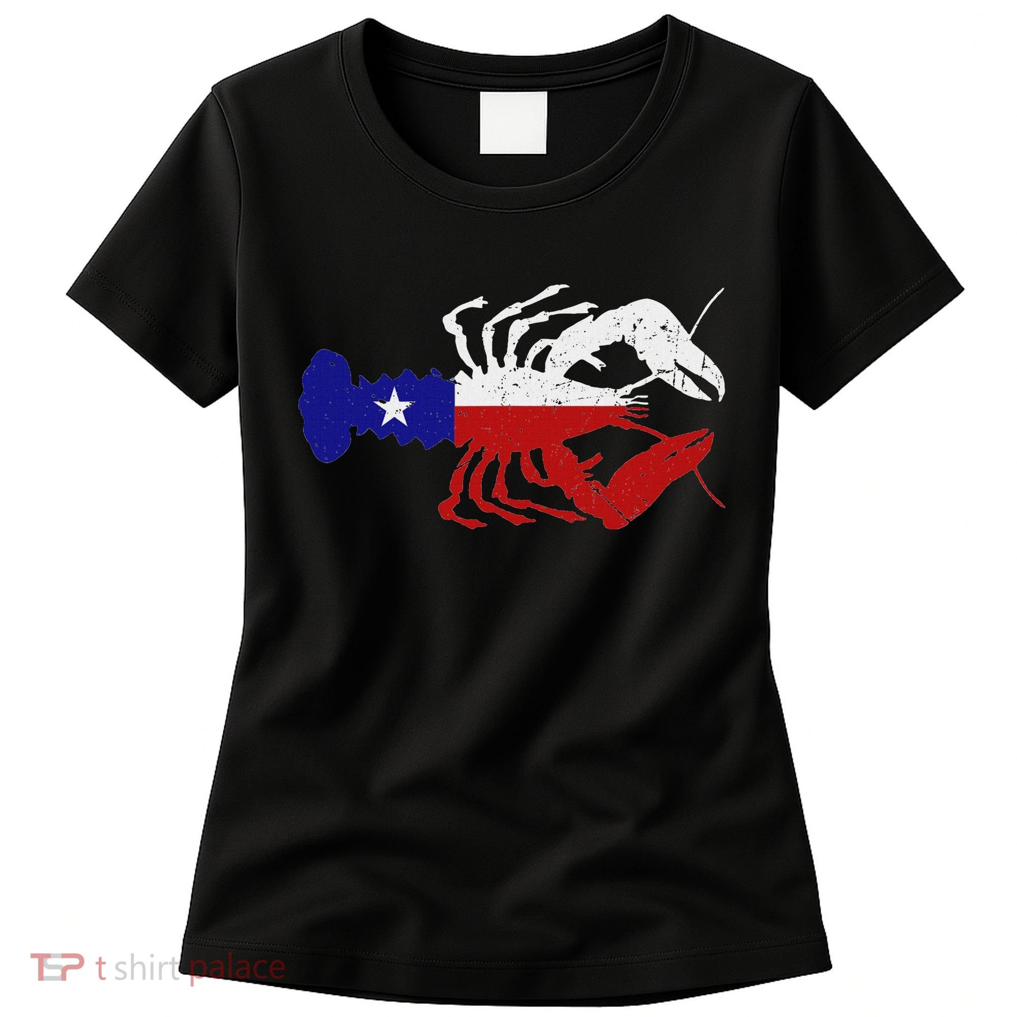 Crawfish Texas Seafood Shellfish Lone Star Southern Food Women's T-Shirt