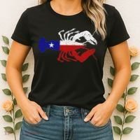 Crawfish Texas Seafood Shellfish Lone Star Southern Food Women's T-Shirt thumb 2