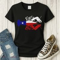 Crawfish Texas Seafood Shellfish Lone Star Southern Food Women's T-Shirt thumb 3