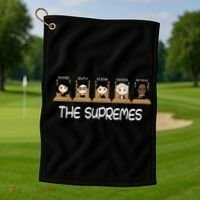 Cute The Supremes Golf Towel thumb 1