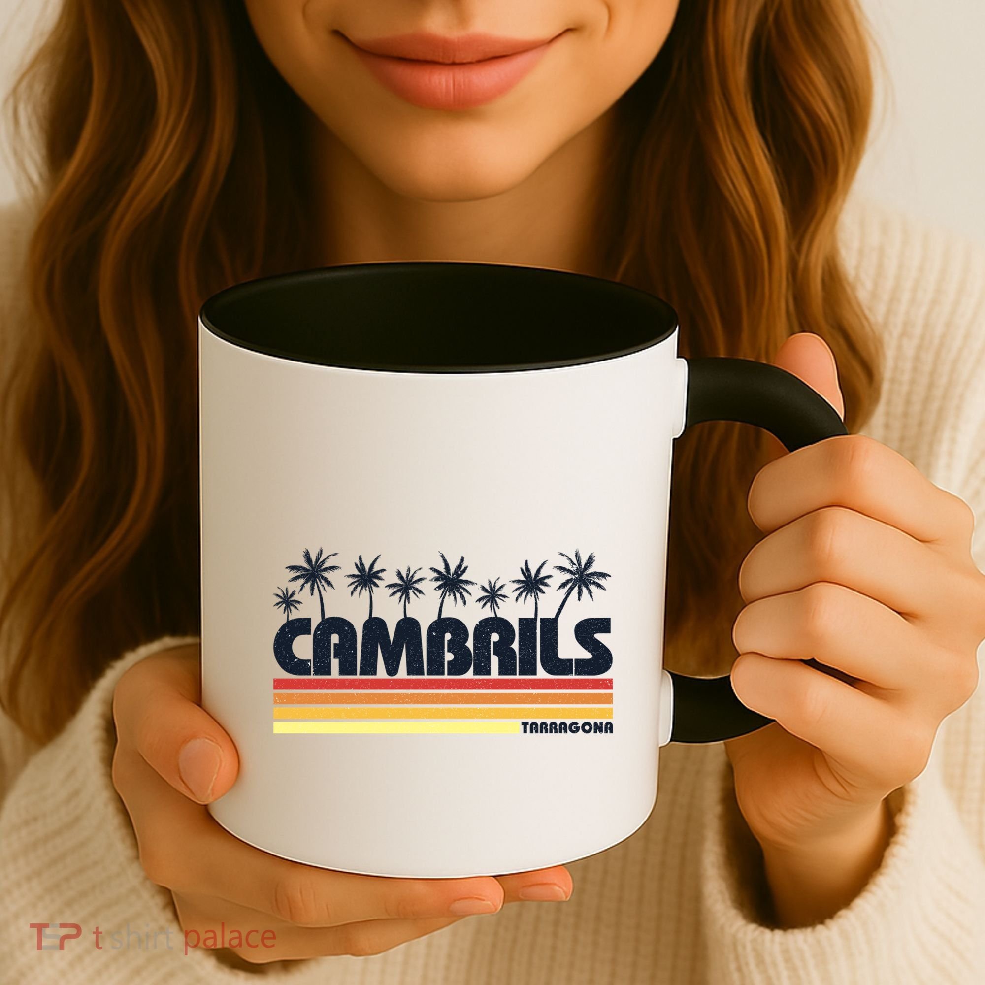 Cambrils Tarragona Spain Retro Tourism Great Gift Coffee Mug