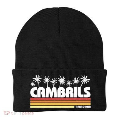 Cambrils Tarragona Spain Retro Tourism Great Gift Beanie