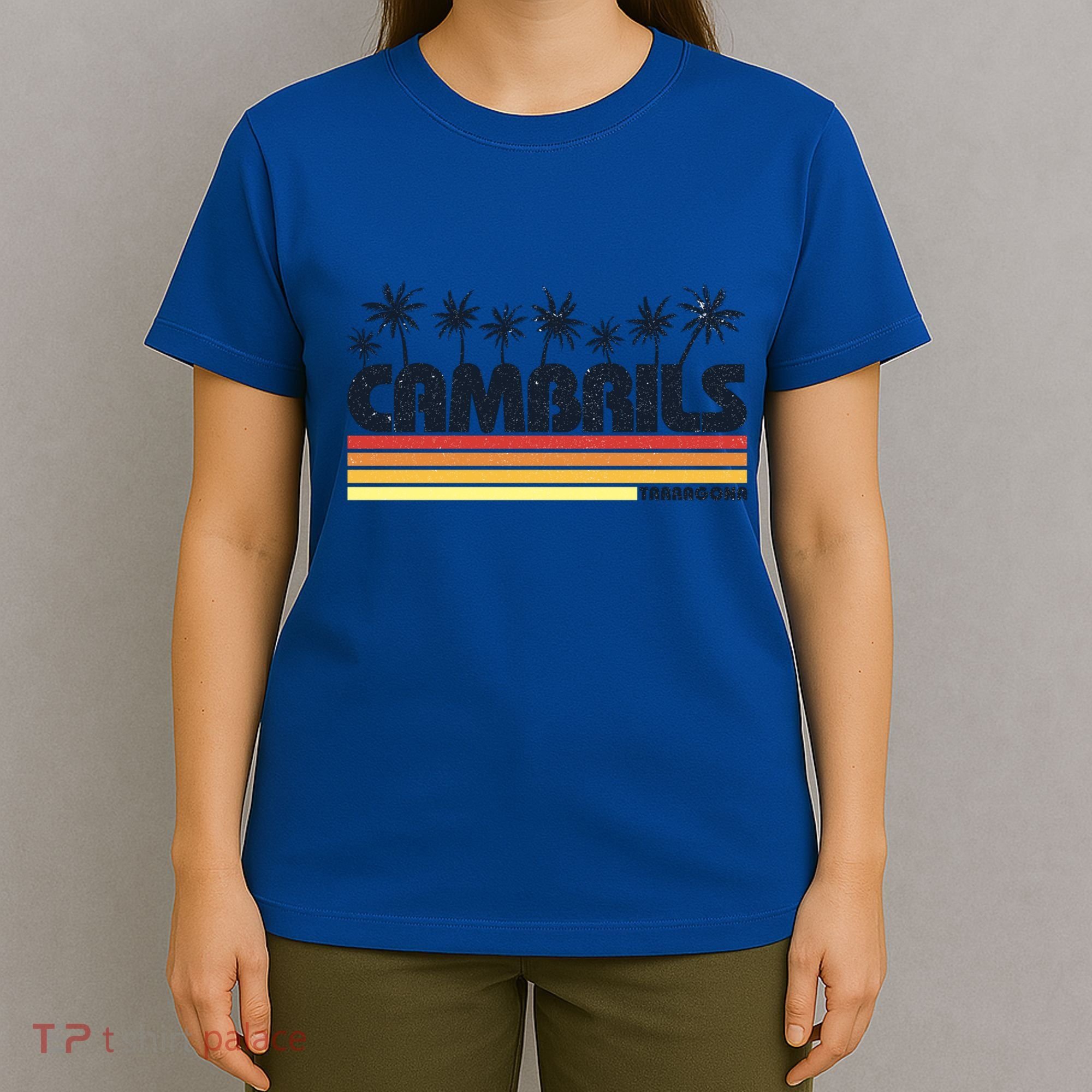 Cambrils Tarragona Spain Retro Tourism Great Gift T-Shirt