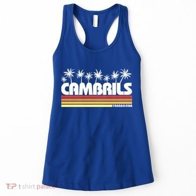 Cambrils Tarragona Spain Retro Tourism Great Gift Women's Tank Top
