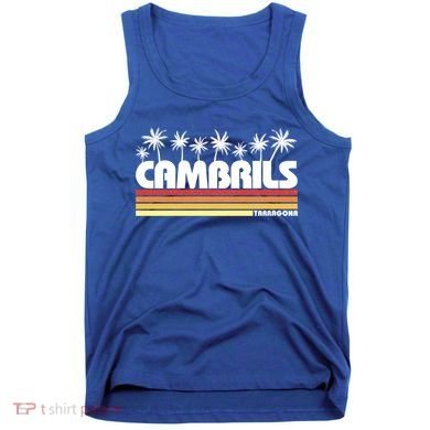 Cambrils Tarragona Spain Retro Tourism Great Gift Tank Top