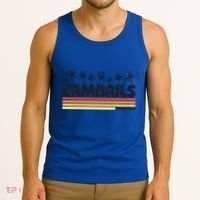 Cambrils Tarragona Spain Retro Tourism Great Gift Tank Top thumb 3