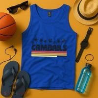 Cambrils Tarragona Spain Retro Tourism Great Gift Tank Top thumb 4