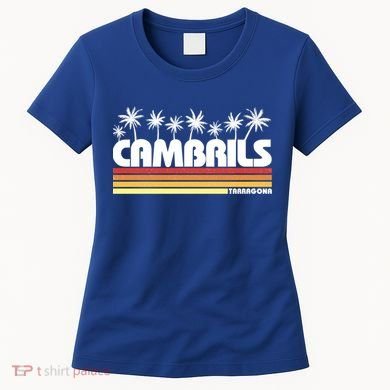Cambrils Tarragona Spain Retro Tourism Great Gift Women's T-Shirt
