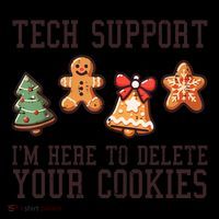 Christmas Tech Support Here To Delete Cookies Funny Coffee Mug thumb 5