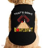 Cool ThatS Some Bowlshit Funny Bowling Doggie Tank thumb 0
