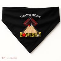 Cool ThatS Some Bowlshit Funny Bowling USA-Made Doggie Bandana thumb 0