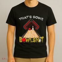 Cool ThatS Some Bowlshit Funny Bowling T-Shirt thumb 3