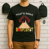 Cool ThatS Some Bowlshit Funny Bowling T-Shirt thumb 6