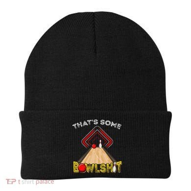 Cool ThatS Some Bowlshit Funny Bowling Beanie