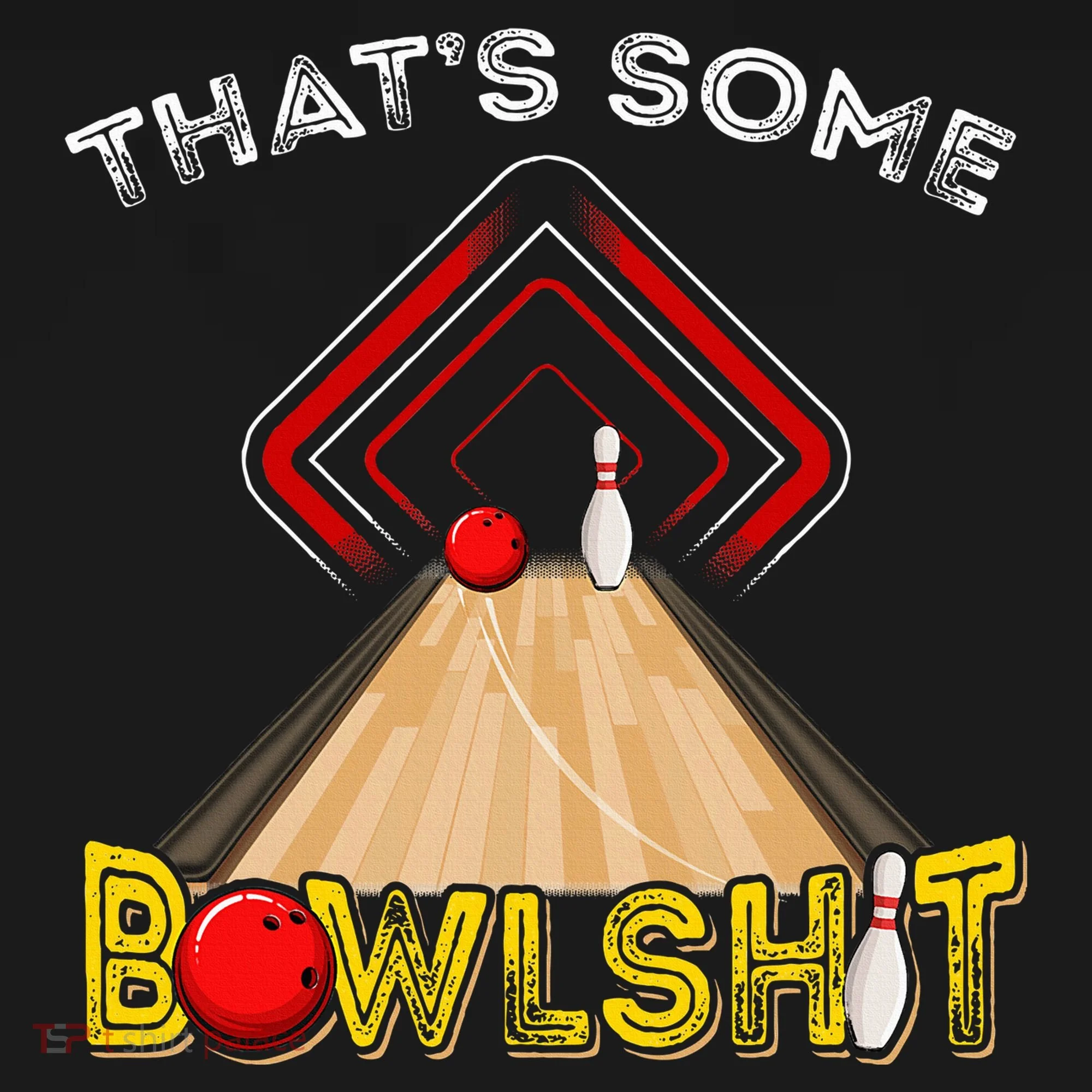 Cool ThatS Some Bowlshit Funny Bowling Toddler Hoodie