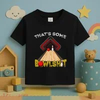 Cool ThatS Some Bowlshit Funny Bowling Toddler T-Shirt thumb 3