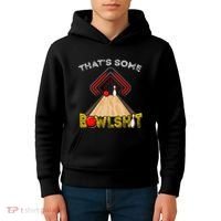 Cool ThatS Some Bowlshit Funny Bowling Kids Hoodie thumb 4