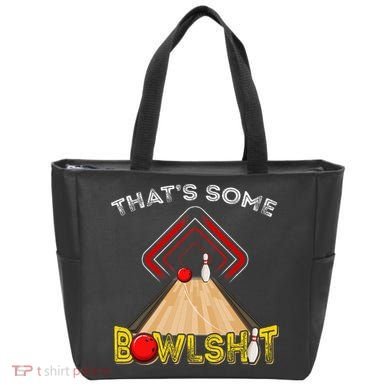 Cool ThatS Some Bowlshit Funny Bowling Tote Bag