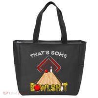 Cool ThatS Some Bowlshit Funny Bowling Tote Bag thumb 0