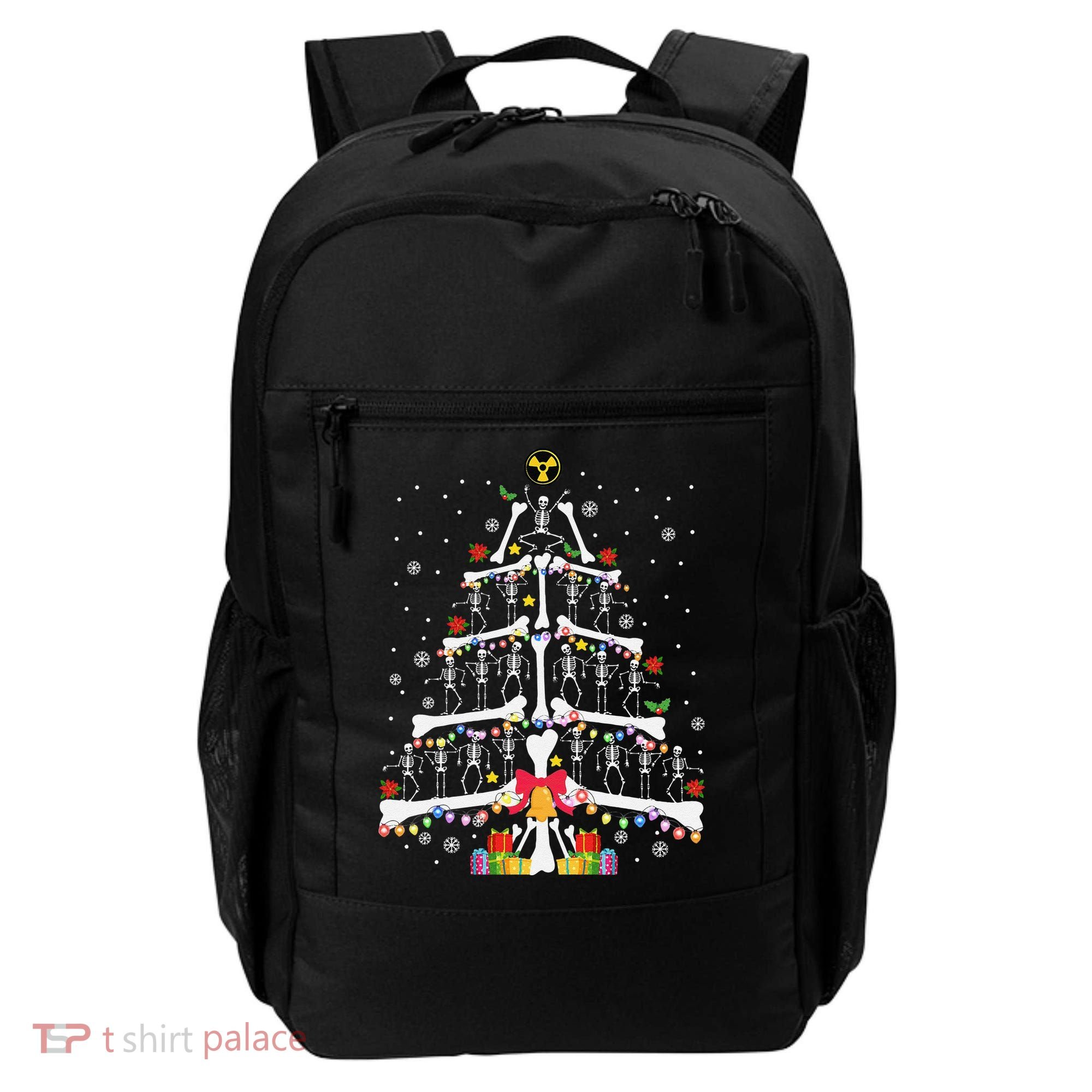 Christmas Tree Skeleton Xmas Radiology Xray Technologist Backpack