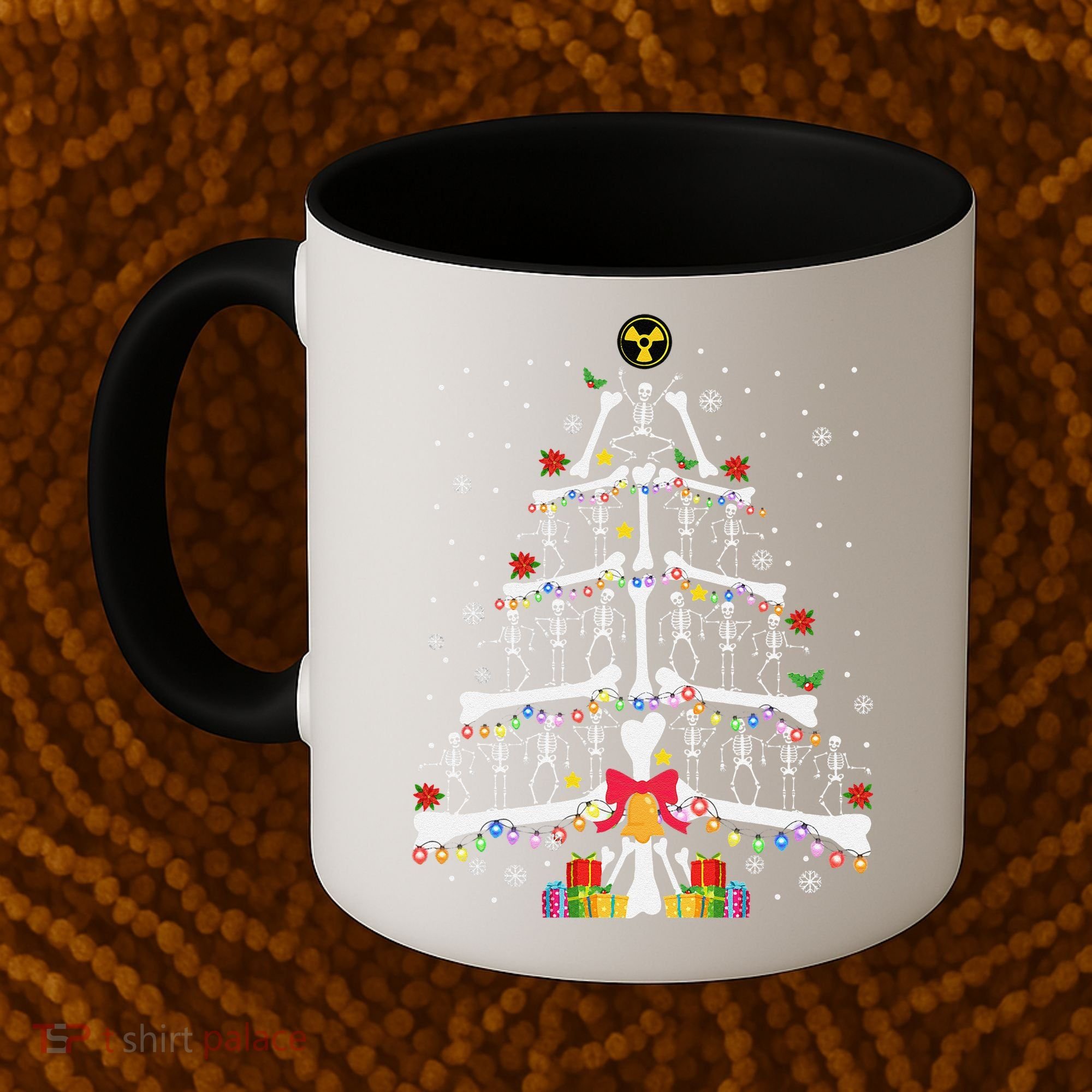 Christmas Tree Skeleton Xmas Radiology Xray Technologist Coffee Mug