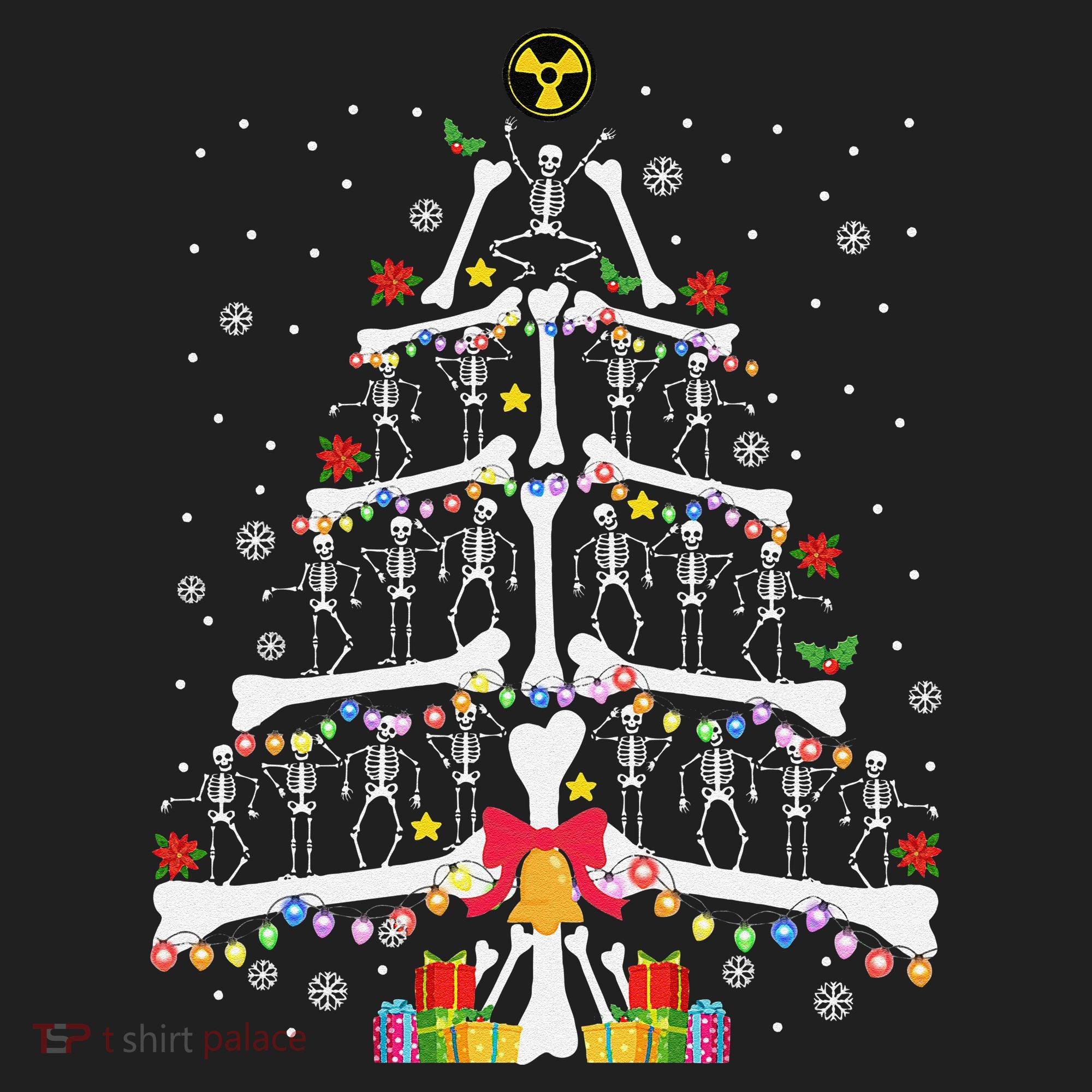 Christmas Tree Skeleton Xmas Radiology Xray Technologist Hat