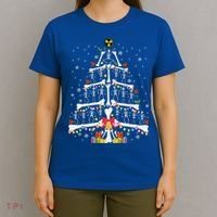 Christmas Tree Skeleton Xmas Radiology Xray Technologist T-Shirt thumb 4