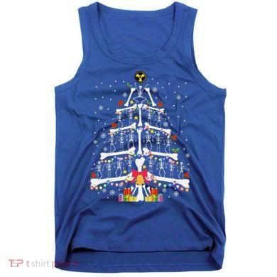 Christmas Tree Skeleton Xmas Radiology Xray Technologist Tank Top