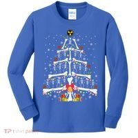 Christmas Tree Skeleton Xmas Radiology Xray Technologist Kids Long Sleeve Shirt thumb 0