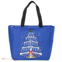 Christmas Tree Skeleton Xmas Radiology Xray Technologist Tote Bag thumb 0