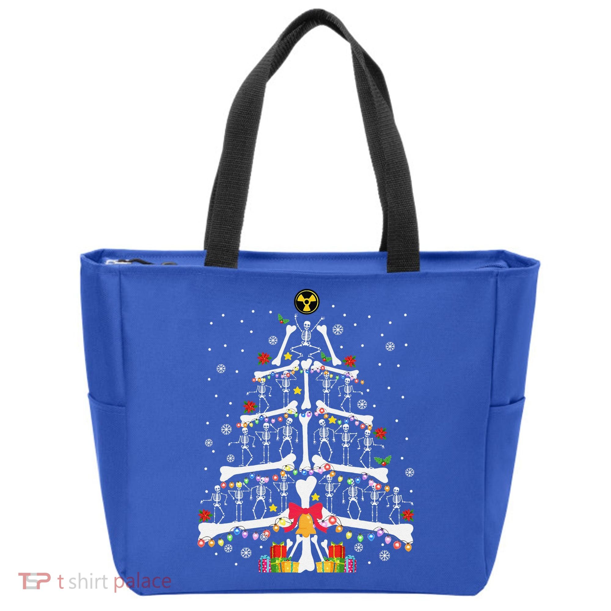 Christmas Tree Skeleton Xmas Radiology Xray Technologist Tote Bag