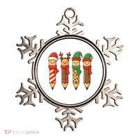Coquette Teacher Students Christmas Pencils Festive Ornament thumb 0