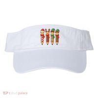 Coquette Teacher Students Christmas Pencils Festive Visor thumb 0