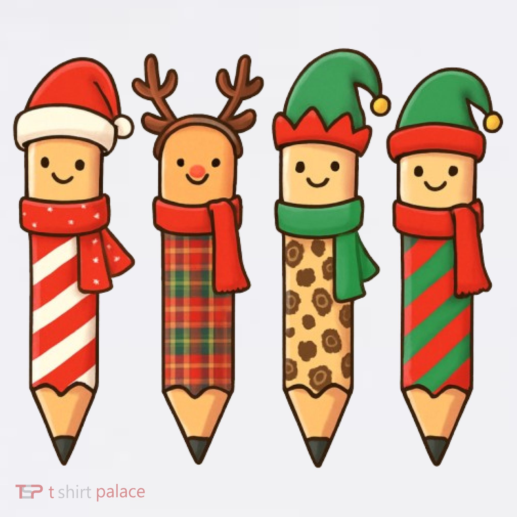 Coquette Teacher Students Christmas Pencils Festive Visor