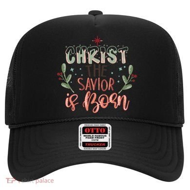 Christ The Savior Is Born Christian Retro Christmas Religious Graphic Plus Size Hat