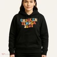 Chicken Tender Slut Retro Funny Hoodie thumb 5