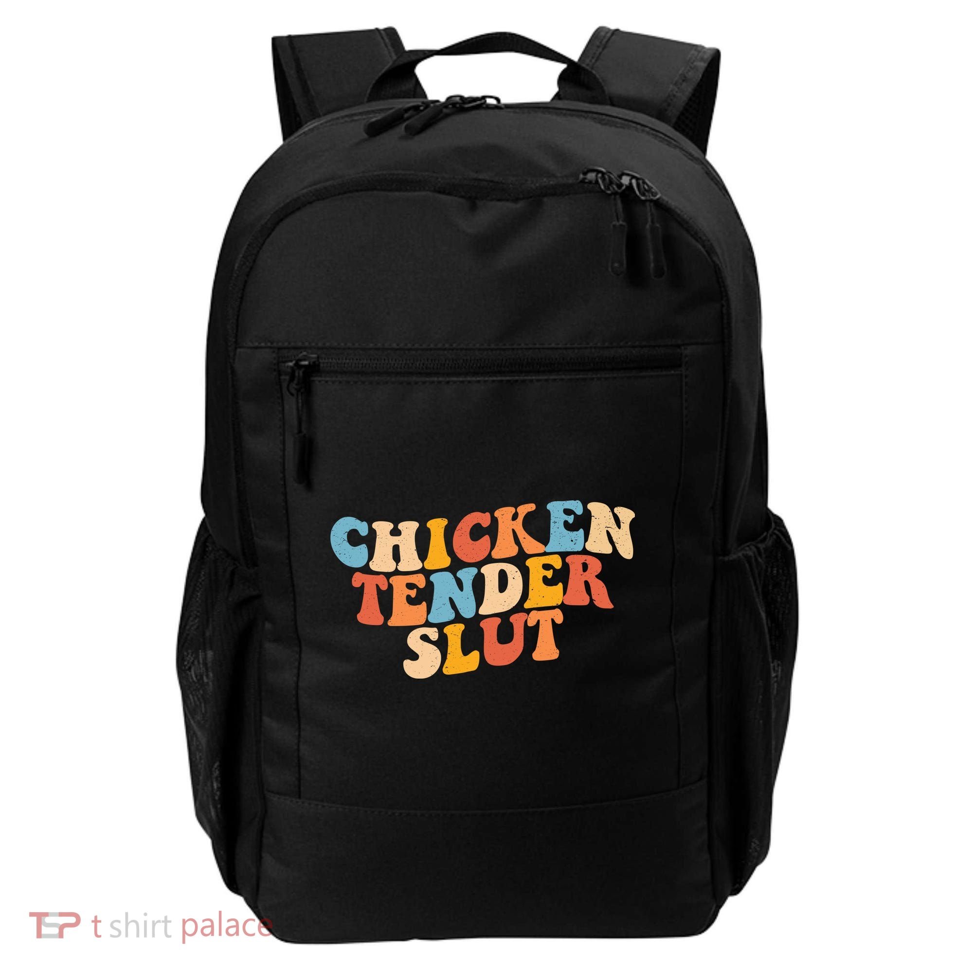 Chicken Tender Slut Retro Funny Backpack