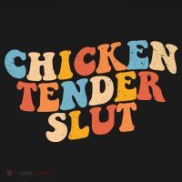 Chicken Tender Slut Retro Funny Mousepad thumb 1