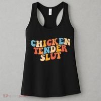 Chicken Tender Slut Retro Funny Women's Tank Top thumb 3