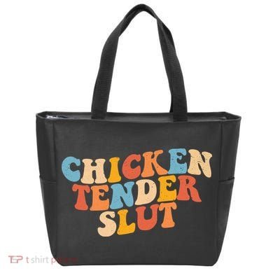 Chicken Tender Slut Retro Funny Tote Bag