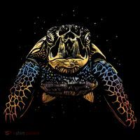 Colorful Turtle Sea Life T-Shirt thumb 7