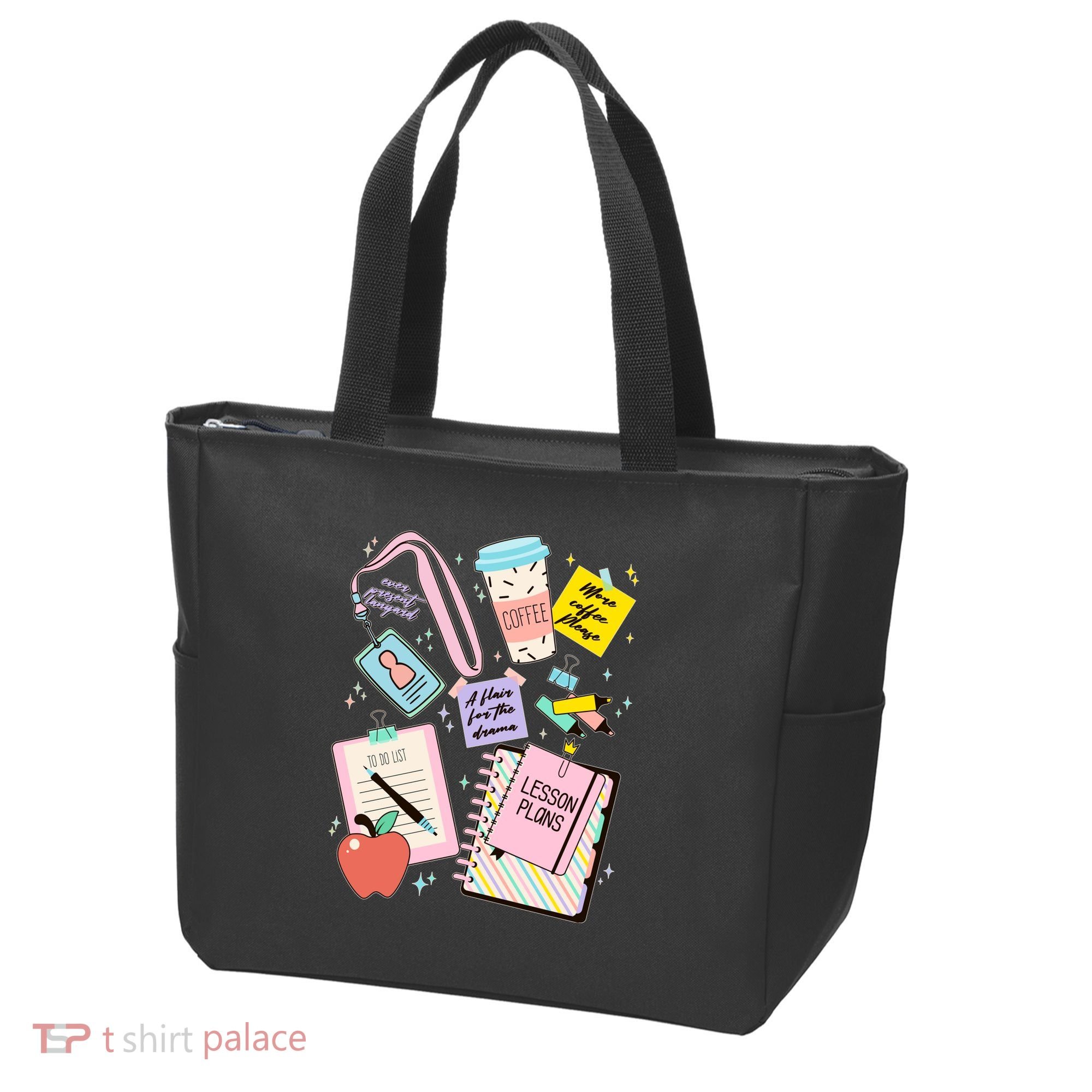 Cute Teacher Stuff School Life Tote Bag