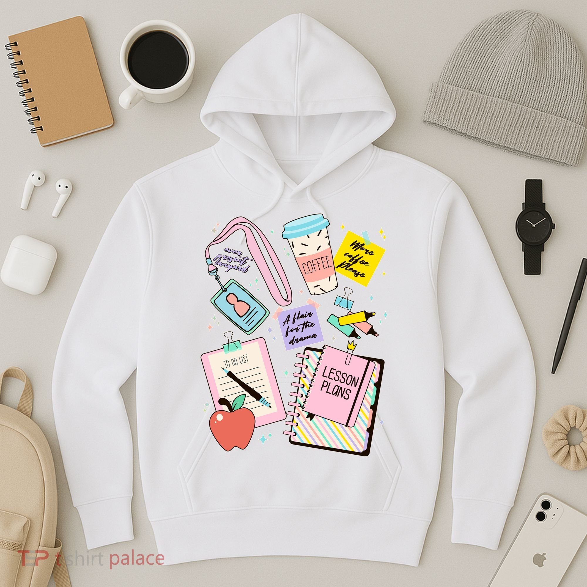 Cute Teacher Stuff School Life Hoodie