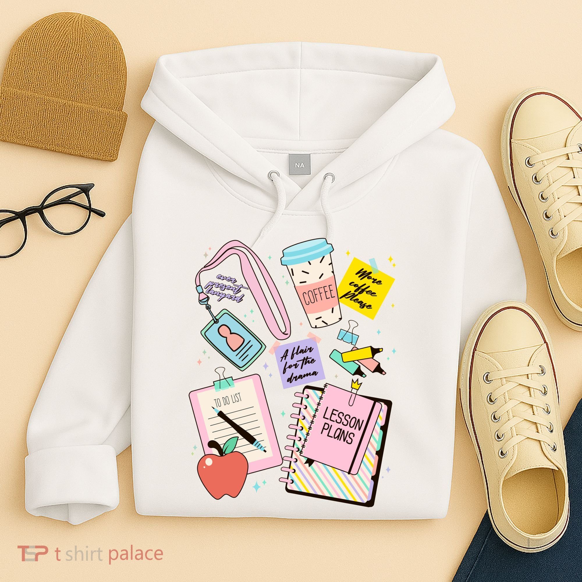 Cute Teacher Stuff School Life Hoodie